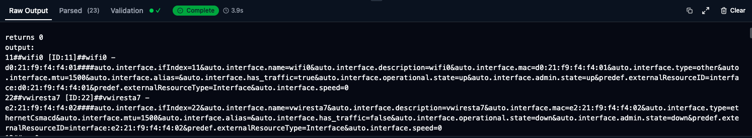 LMDA Composer output panel